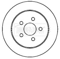 BORG & BECK Тормозной диск BBD4373